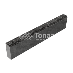 Камень бортовой БР 100.20.8, джафар черный с гранитной крошкой