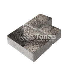 Тротуарная плитка Бергамо, агат коричневый, 6 см