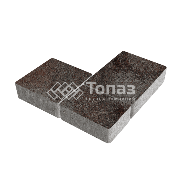 Тротуарная плитка Новый город, мокко, 4 см