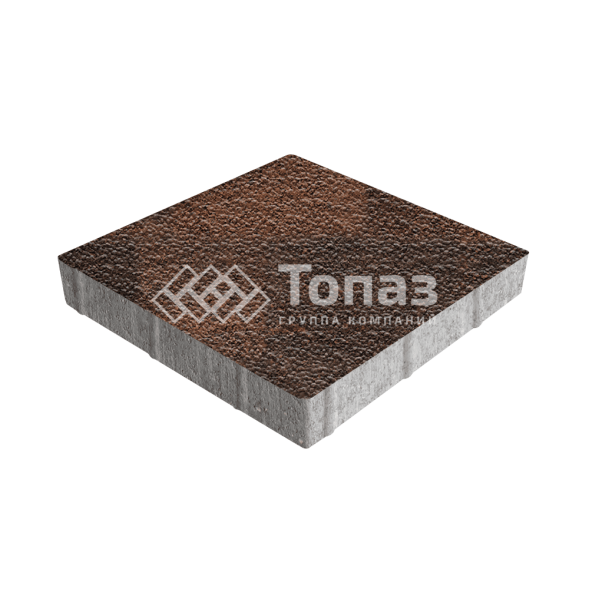 Тротуарная плитка Квадрат 500х500х70, сорренто с гранитной крошкой