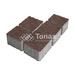 Тротуарная плитка Антик, барселона с мраморной крошкой, 4 см