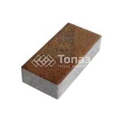 Тротуарная плитка 200х100х60, джафар оранжевый