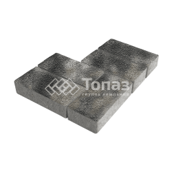 Тротуарная плитка 200х100х80, стоун на камне