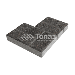 Тротуарная плитка 200х100х40, джафар черный