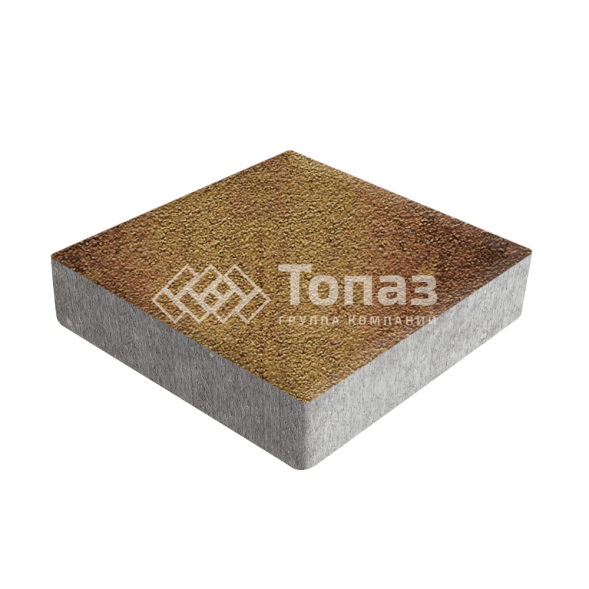 Тротуарная плитка Квадрат 200х200х40, каир на камне