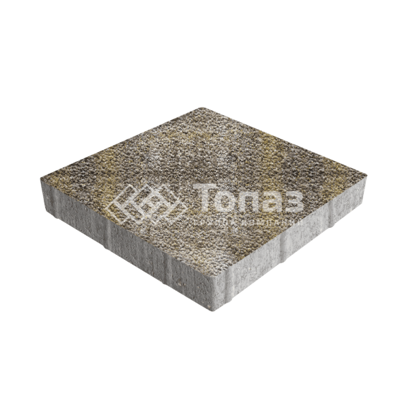Тротуарная плитка Квадрат 500х500х70, степь с гранитной крошкой