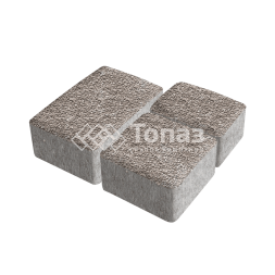 Тротуарная плитка Старый город, сахара с мраморной крошкой, 6 см