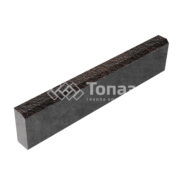 Камень бортовой БР 100.20.8, кармен с гранитной крошкой