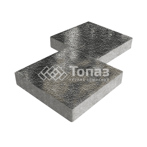 Тротуарная плитка Квадрат 500х500х70, стоун с гранитной крошкой