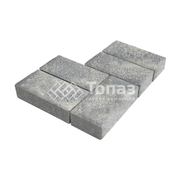 Тротуарная плитка 200х100х40, аква