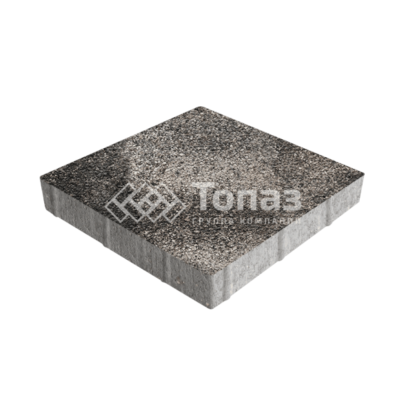 Тротуарная плитка Квадрат 500х500х70, агат коричневый на камне