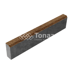 Камень бортовой БР 100.20.8, листопад с гранитной крошкой