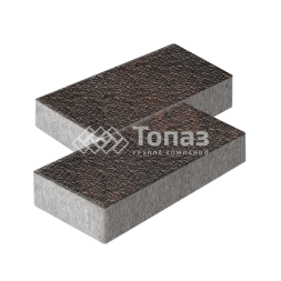 Тротуарная плитка 600х300х60, кармен с гранитной крошкой