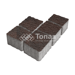 Тротуарная плитка Антик, клинкер с мраморной крошкой, 4 см