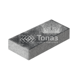 Тротуарная плитка 600х300х60, черно-белая на камне 