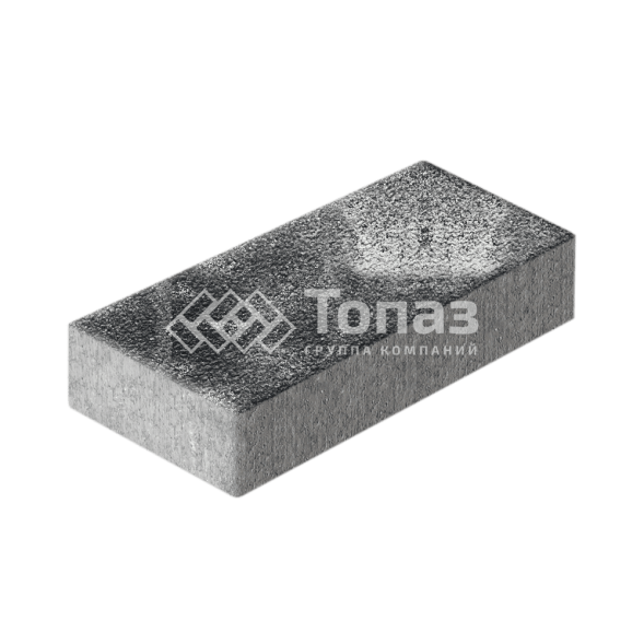 Тротуарная плитка 600х300х60, черно-белая на камне 