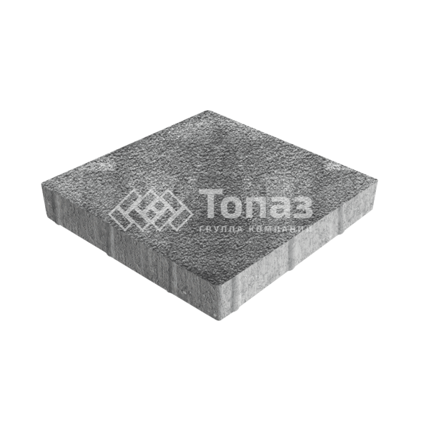 Тротуарная плитка Квадрат 500х500х70, антрацит на камне