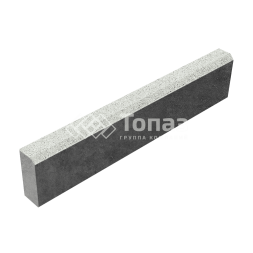 Камень бортовой БР 100.20.8, белый