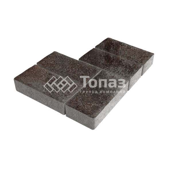 Тротуарная плитка 200х100х40, мокко