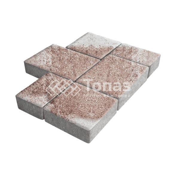 Тротуарная плитка Новый город, хаски, 4 см