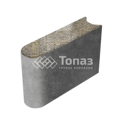 Камень бортовой БРШ 50.20.8, степь с гранитной крошкой