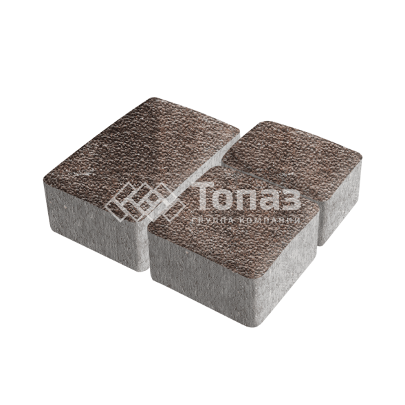 Тротуарная плитка Старый город, яшма с мраморной крошкой, 6 см