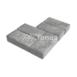 Тротуарная плитка 200х100х60, аква с гранитной крошкой