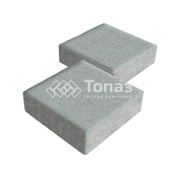 Тротуарная плитка Квадрат 200х200х40, серая