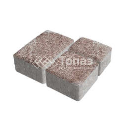 Тротуарная плитка Старый город, хаски с гранитной крошкой, 4 см