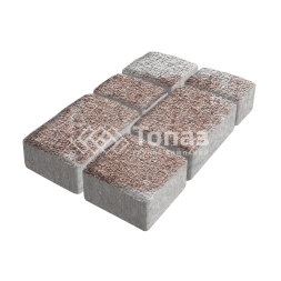 Тротуарная плитка Старый город, хаски с гранитной крошкой, 4 см