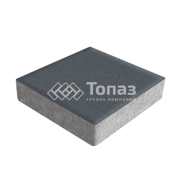 Тротуарная плитка Квадрат 200х200х40, черная