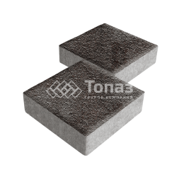 Тротуарная плитка Квадрат 200х200х60, мокко с мраморной крошкой