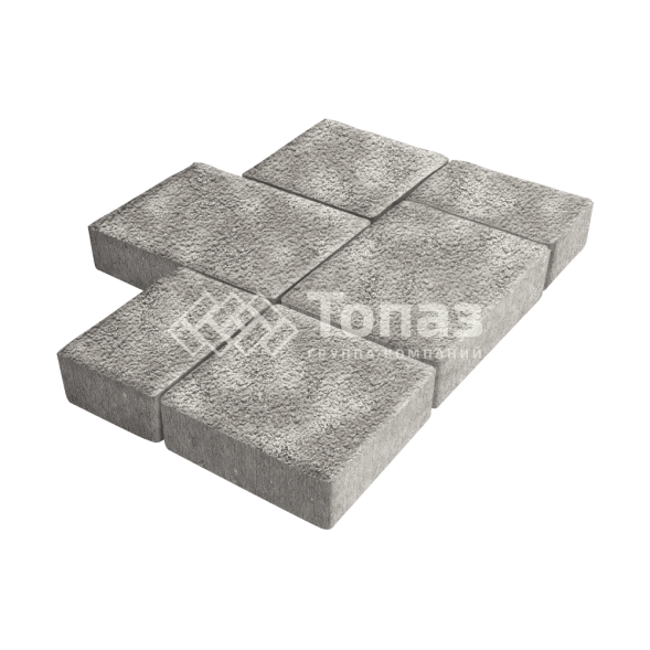 Тротуарная плитка Новый город, неаполь на камне, 8 см 