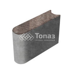 Камень бортовой БРШ 50.20.8, яшма с гранитной крошкой