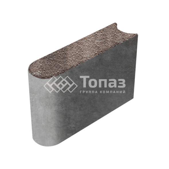 Камень бортовой БРШ 50.20.8, яшма с гранитной крошкой