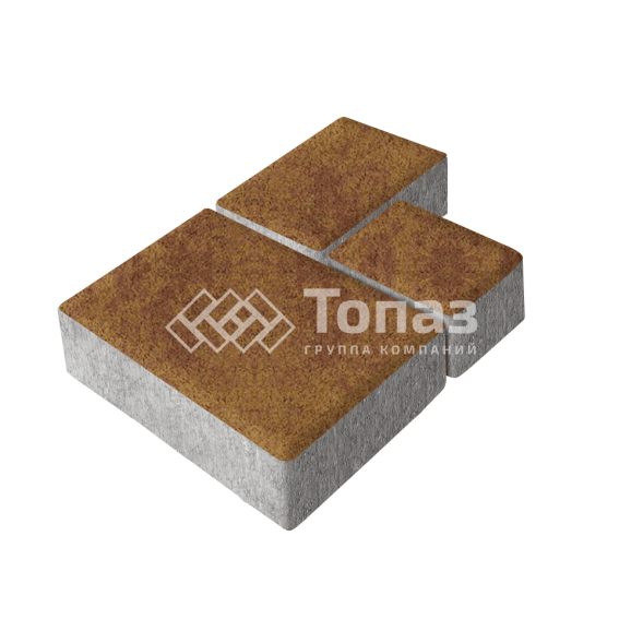 Тротуарная плитка Бергамо, листопад, 6 см