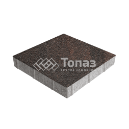 Тротуарная плитка Квадрат 500х500х70, кармен на камне