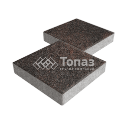 Тротуарная плитка Квадрат 500х500х70, кармен на камне