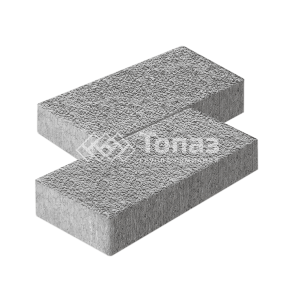 Тротуарная плитка 600х300х60, серо-белая с гранитной крошкой