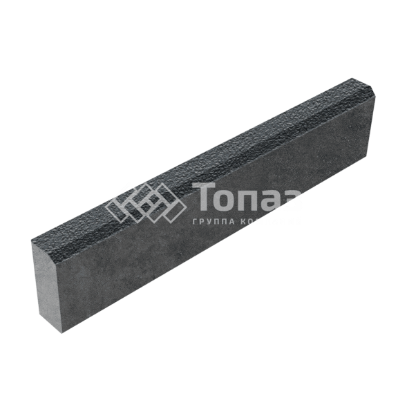 Камень бортовой БР 100.20.8, черный