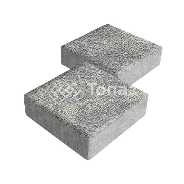 Тротуарная плитка Квадрат 200х200х60, аква с гранитной крошкой