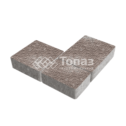 Тротуарная плитка Новый город, авантюр с мраморной крошкой, 4 см