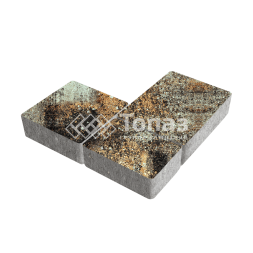 Тротуарная плитка Новый город, агат кофейный, 6 см   