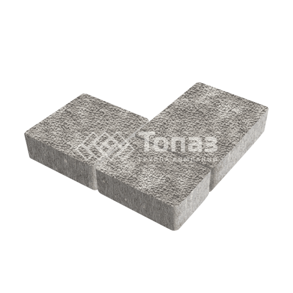 Тротуарная плитка Новый город, неаполь с гранитной крошкой, 6 см 