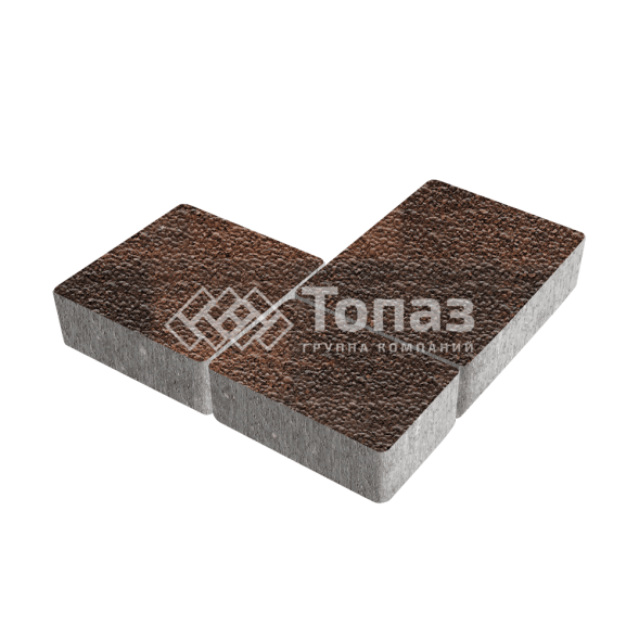 Тротуарная плитка Новый город, сорренто с гранитной крошкой, 6 см