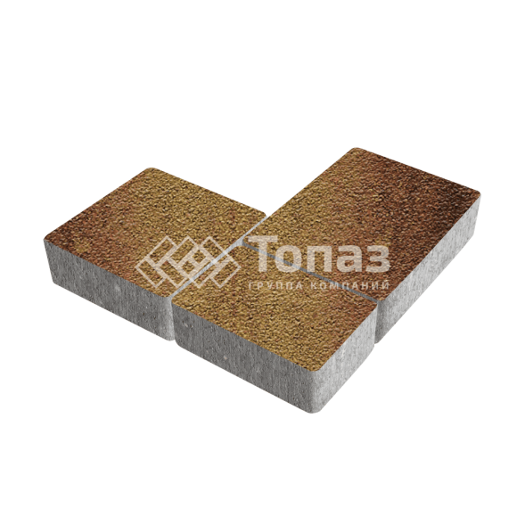 Тротуарная плитка Новый город, каир на камне, 8 см