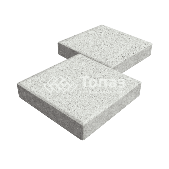 Тротуарная плитка Квадрат 500х500х70, белая