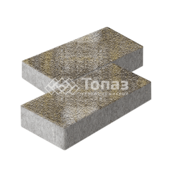 Тротуарная плитка 600х300х60, степь с гранитной крошкой