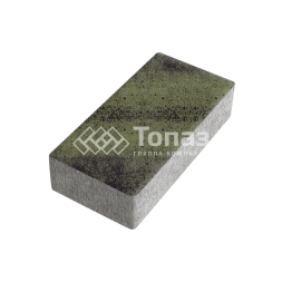 Тротуарная плитка 200х100х40, янтарь