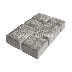 Тротуарная плитка Старый город, неаполь с мраморной крошкой, 6 см 